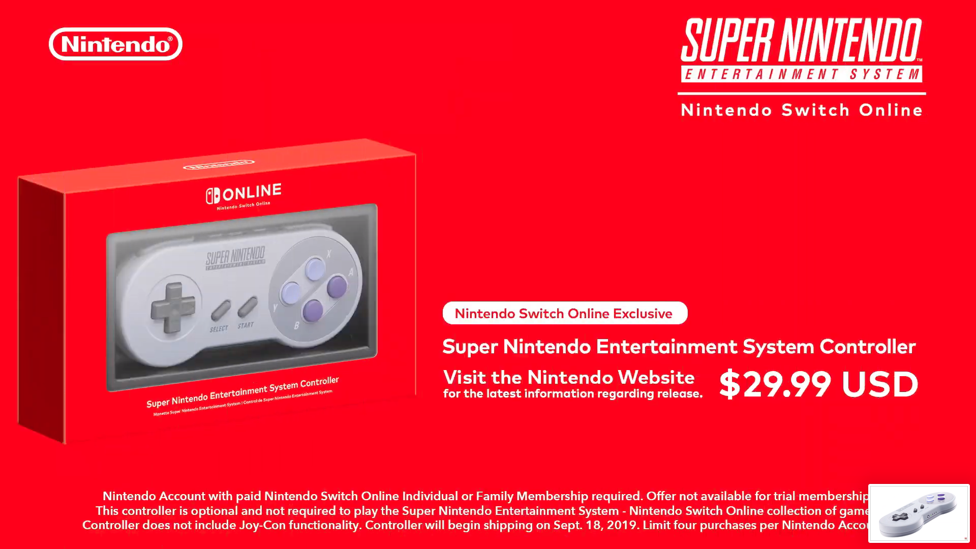 Nintendo Direct Highlights Upcoming Games, SNES Games and Controller coming to Switch