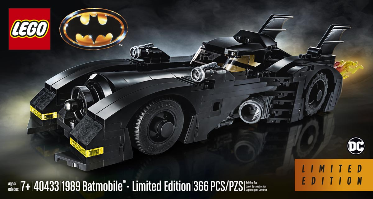 LEGO releases Batman's 1989 Batmobile replica