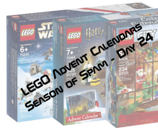 lego advent 2019 day 24 poster
